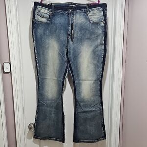 Fashion Nova Plus 22 Flap Pocket Jeans